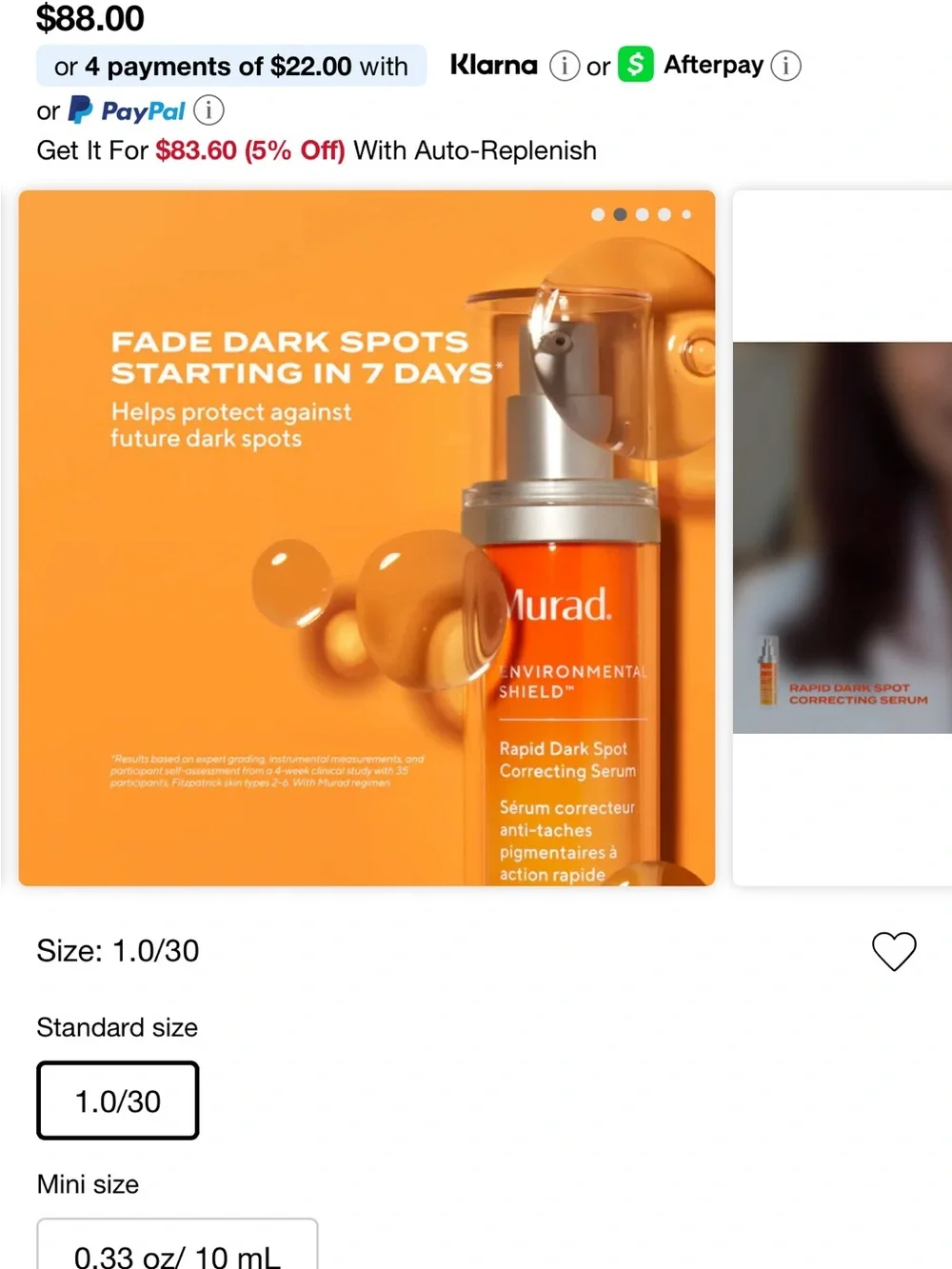 Murad targeted serum